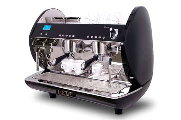 2 Group Carat espresso machine - Black